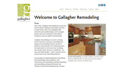 Desktop Screenshot of gallagherremodeling.com