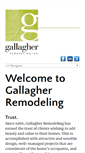 Mobile Screenshot of gallagherremodeling.com