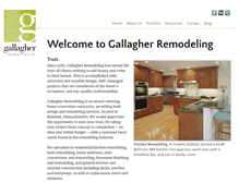 Tablet Screenshot of gallagherremodeling.com